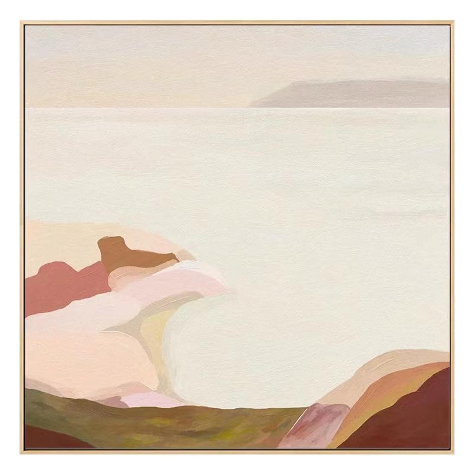 Peach Mist Embracing the Valley