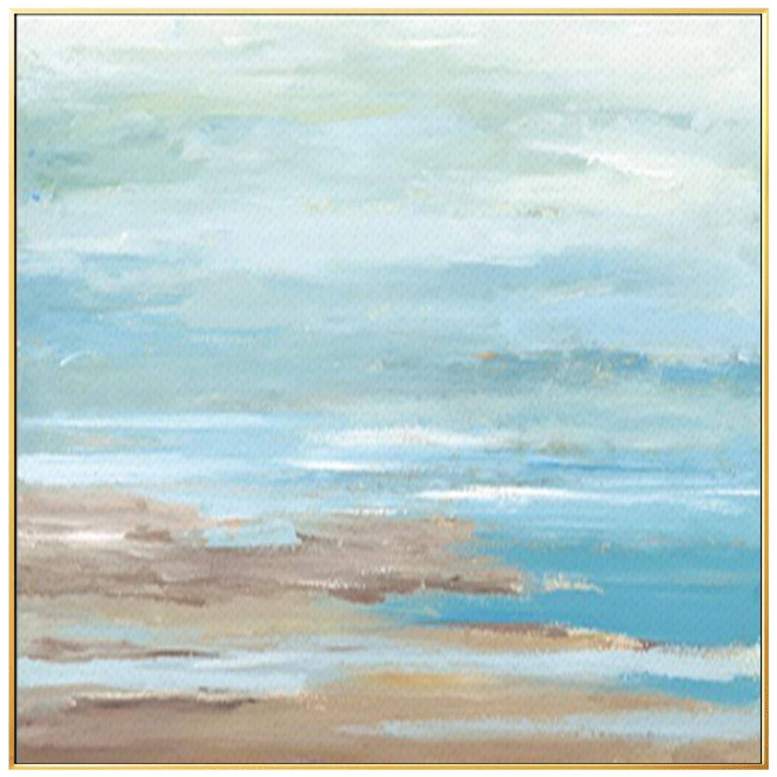 Blue Shadows Over a Sunken Islet