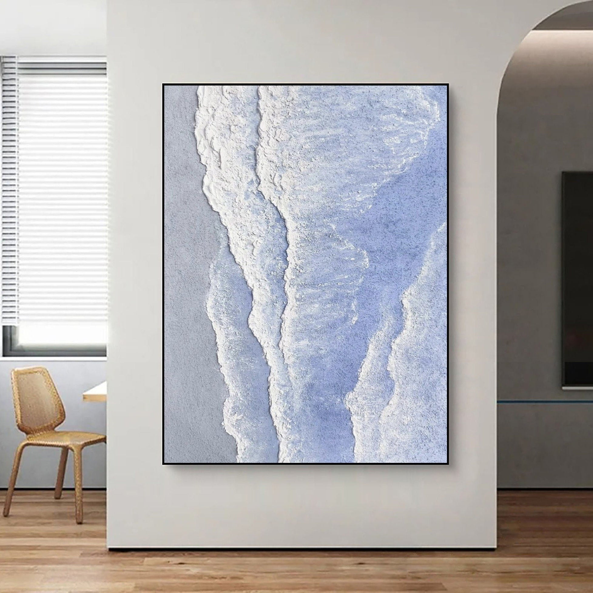 Lake Reflections in Blue