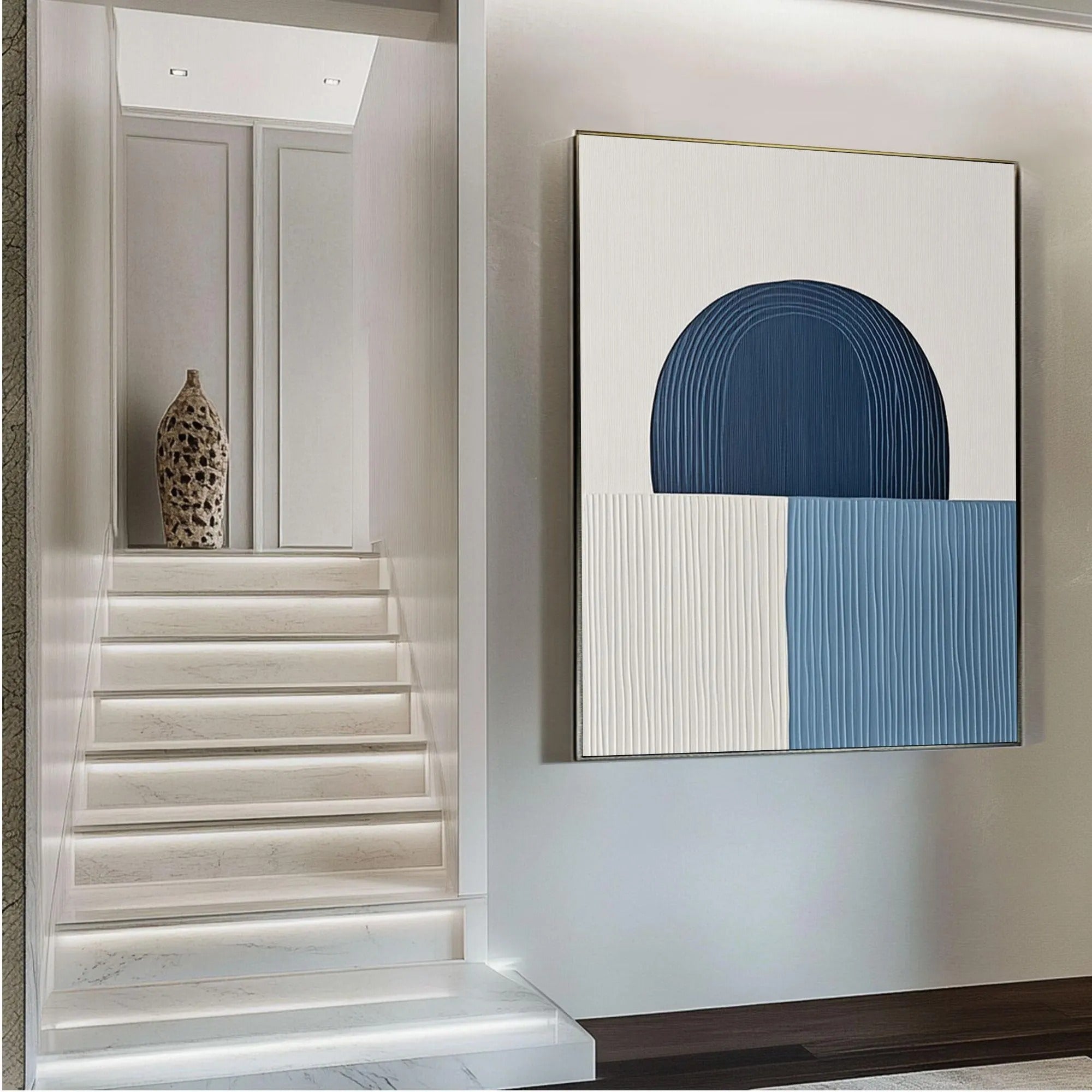 Azure Dreams in Tidal Haze