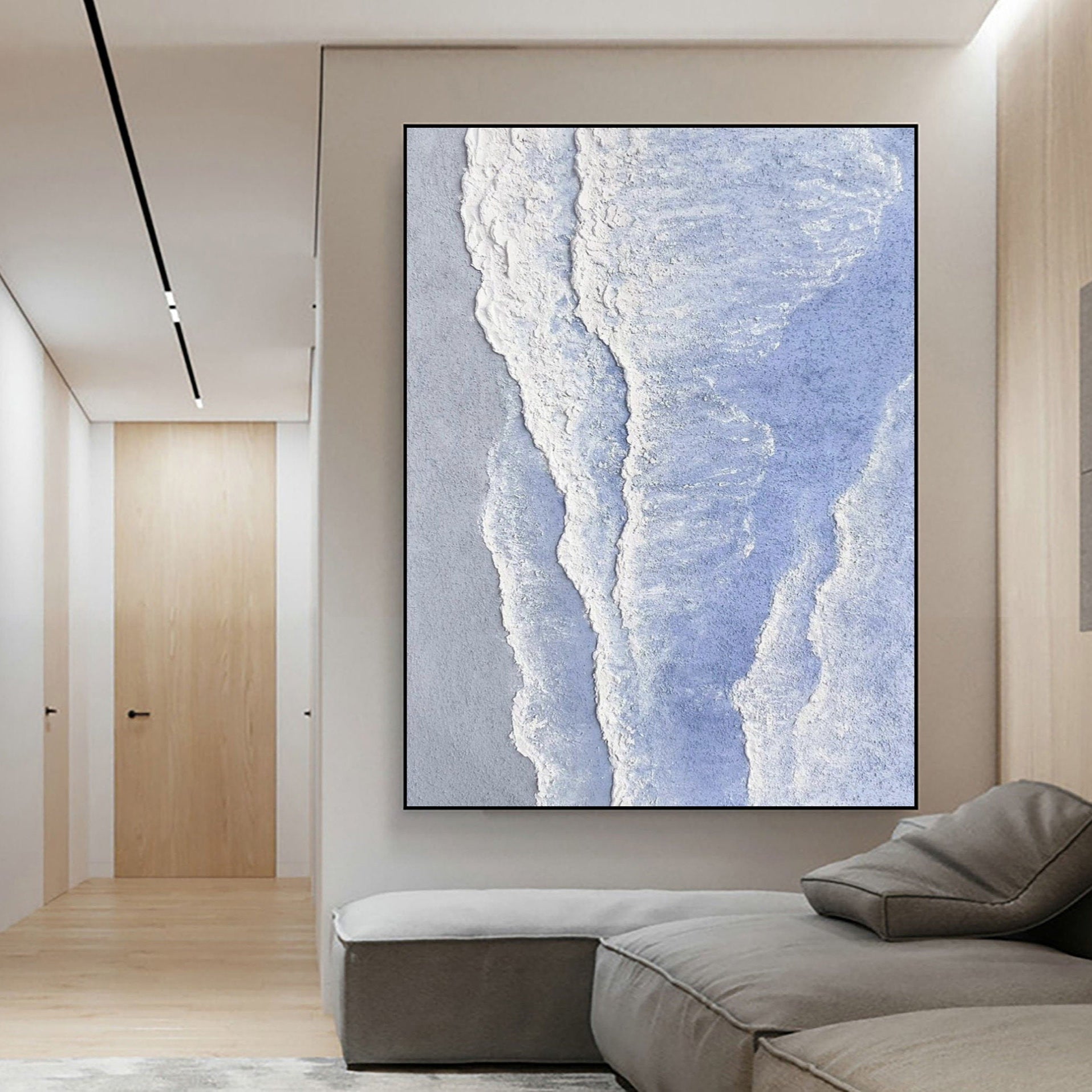 Lake Reflections in Blue