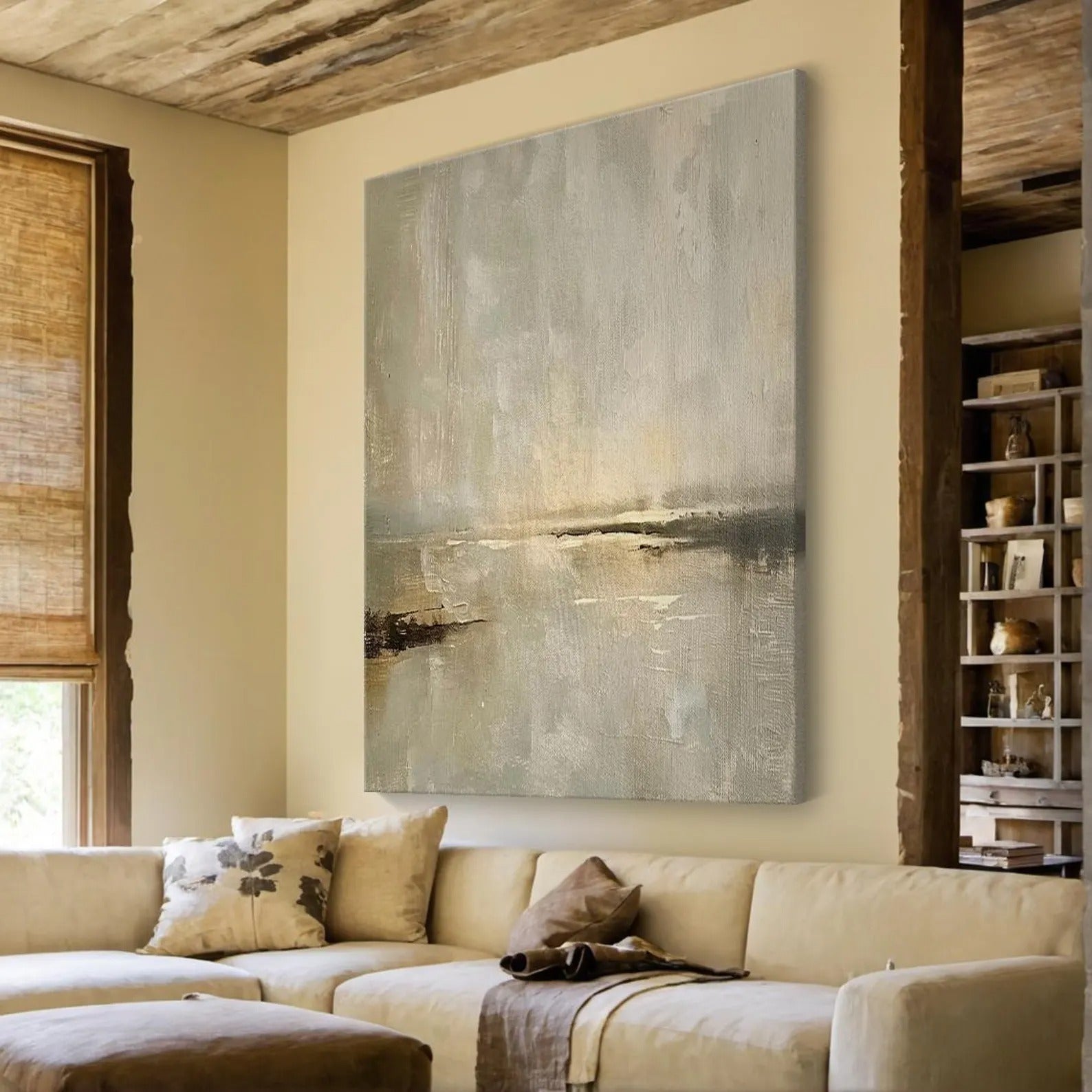 Teal Upon Greyed Clay