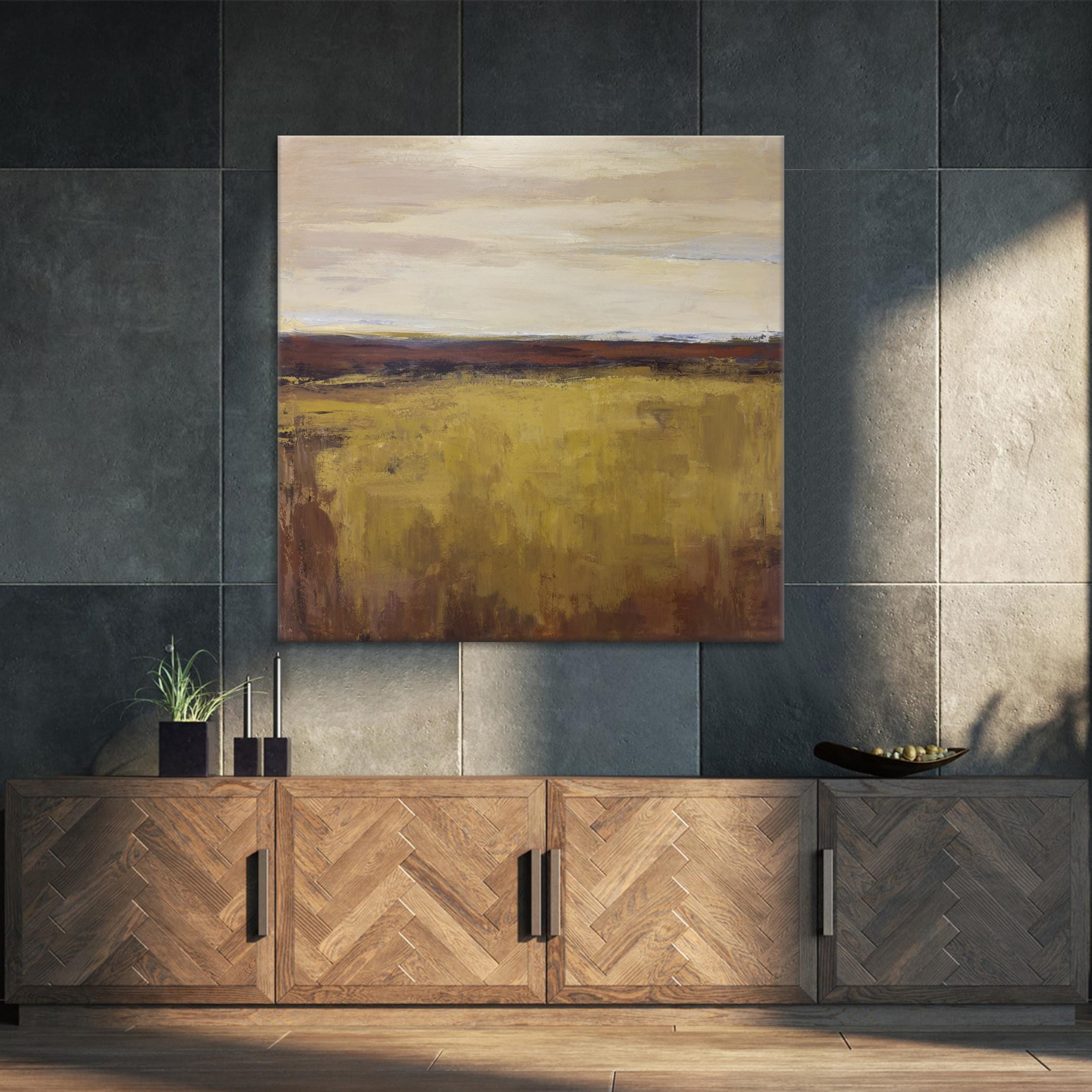 Golden Dreams Amidst Rising Mist