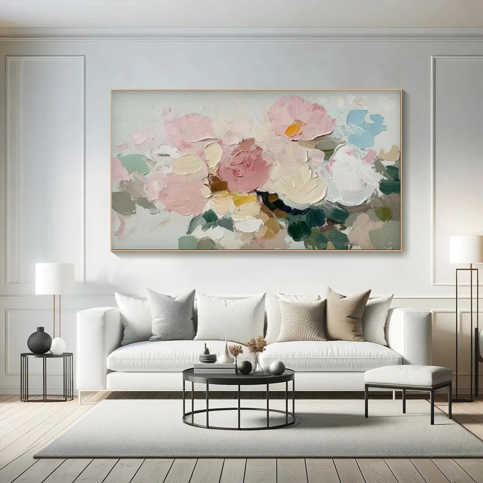 Glimmering Tulip Silhouettes