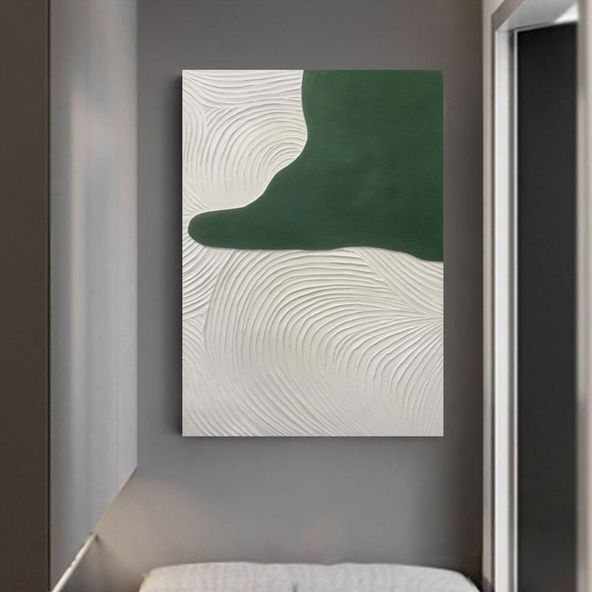 Flowing Clouds Over Emerald Waters