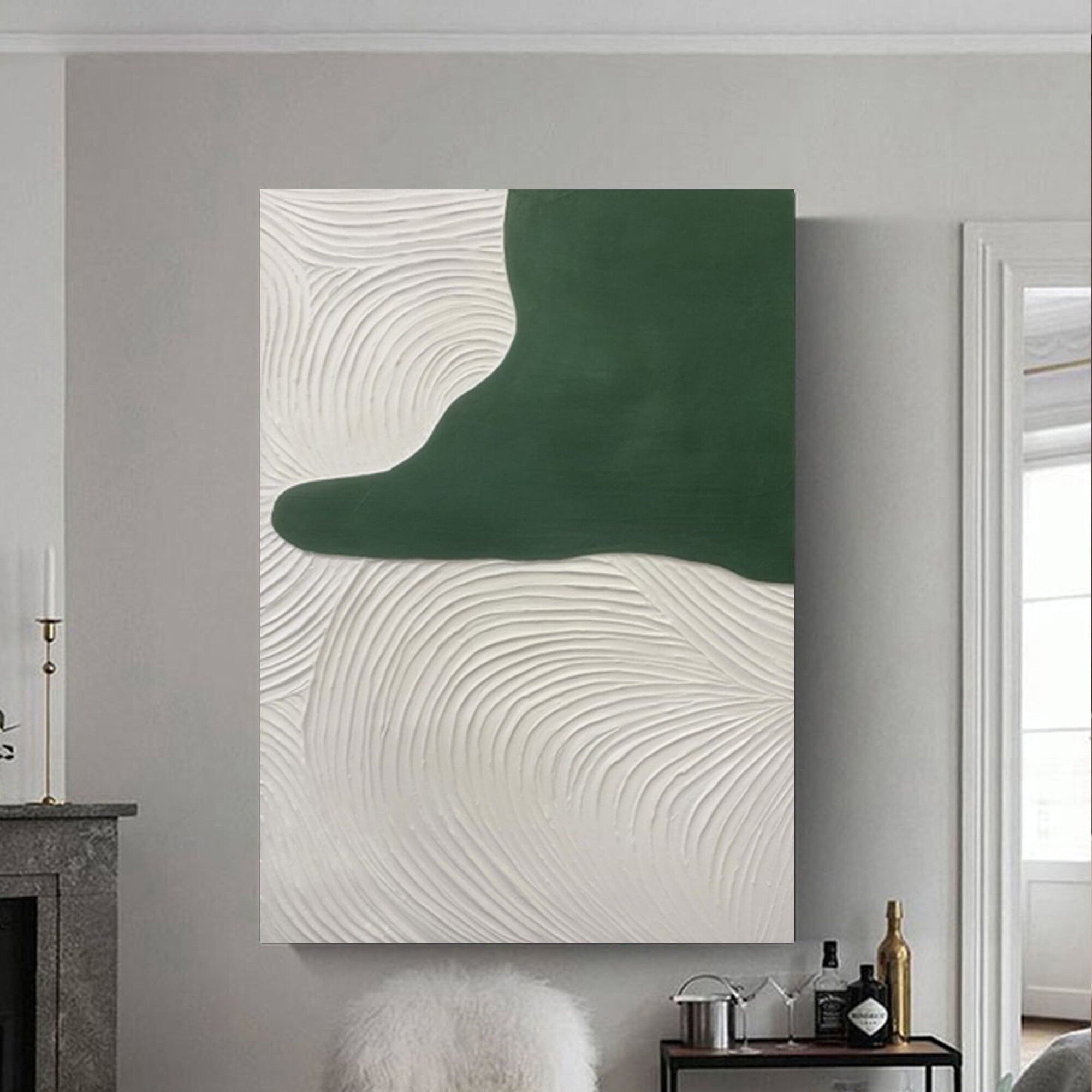 Flowing Clouds Over Emerald Waters