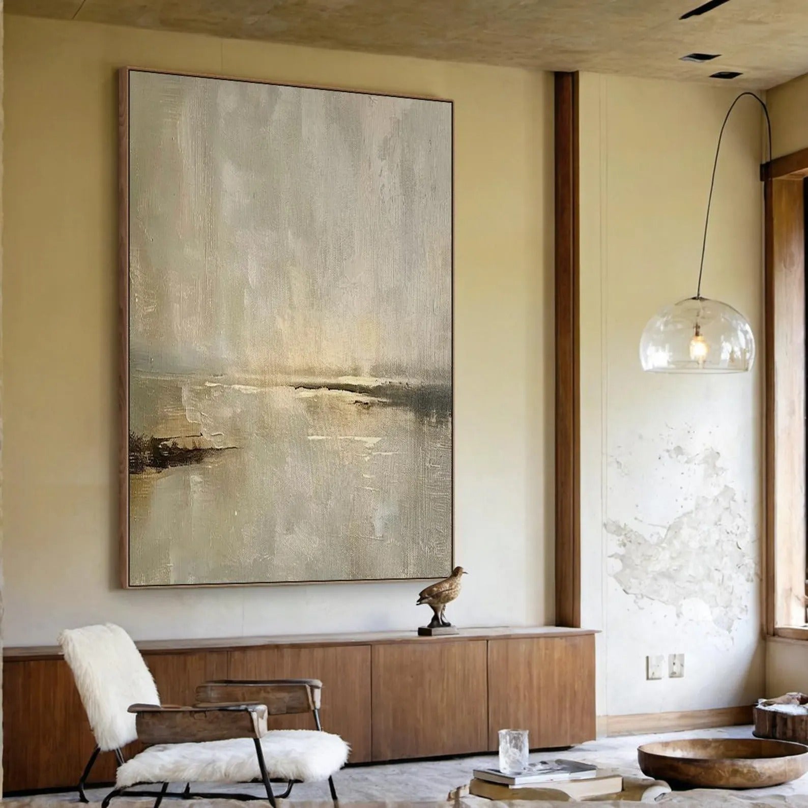 Teal Upon Greyed Clay