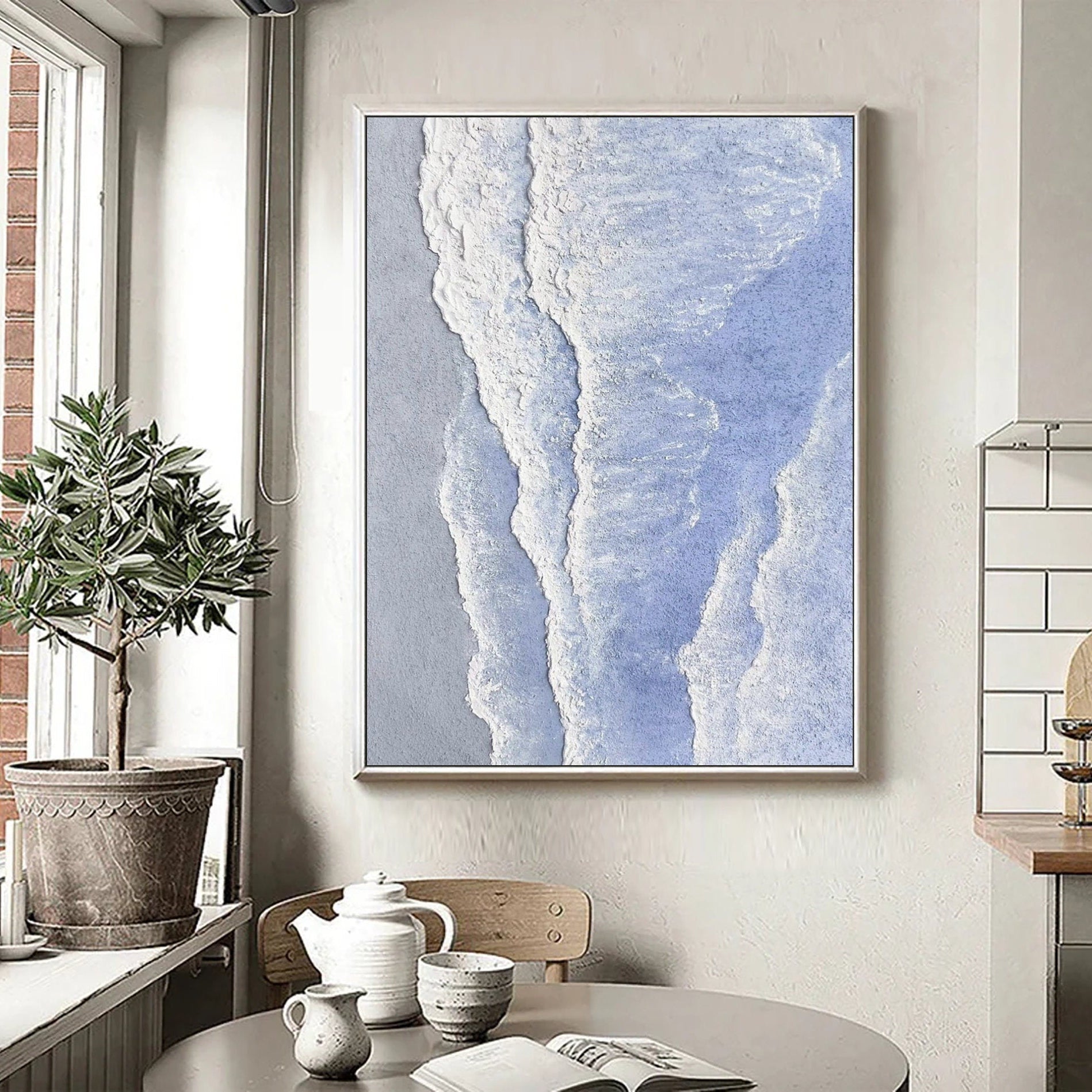 Lake Reflections in Blue