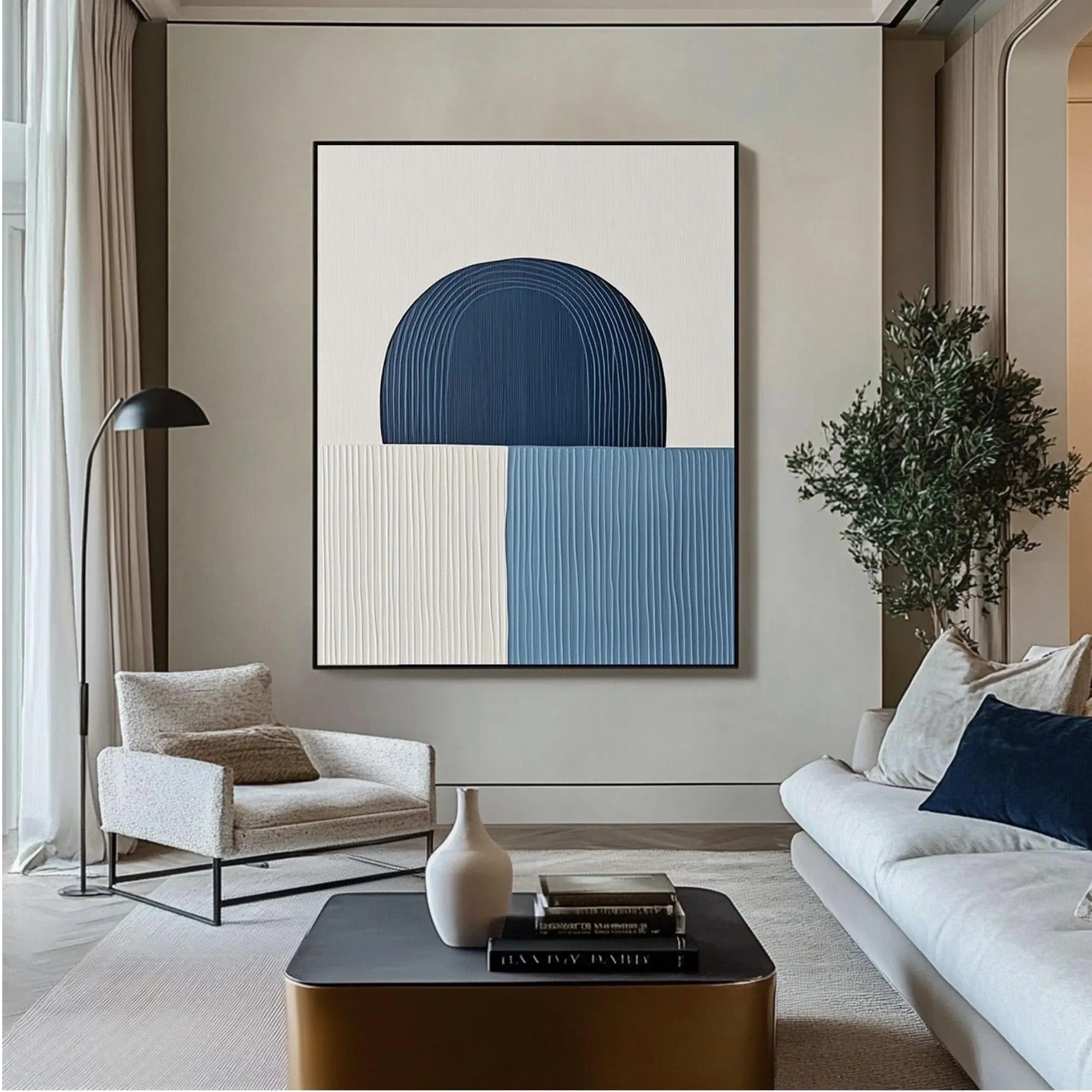 Azure Dreams in Tidal Haze