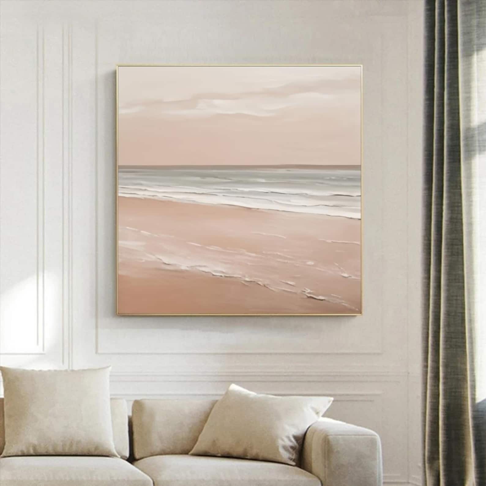Blush Hues of the Evening Shore
