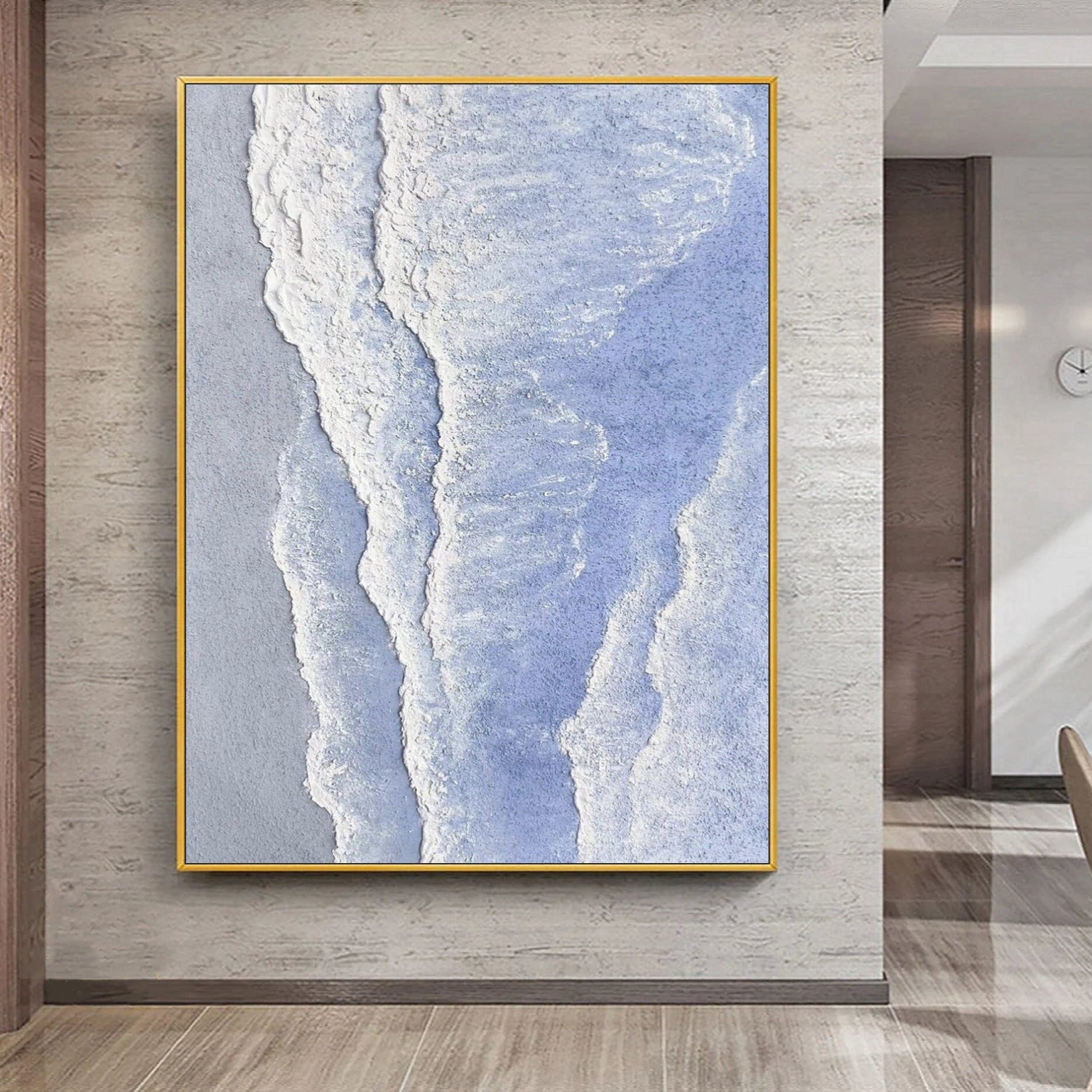 Lake Reflections in Blue