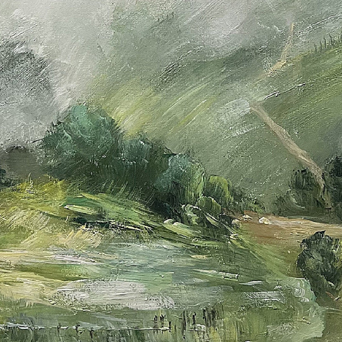 The Deep Stillness of Pine-Covered Ridges