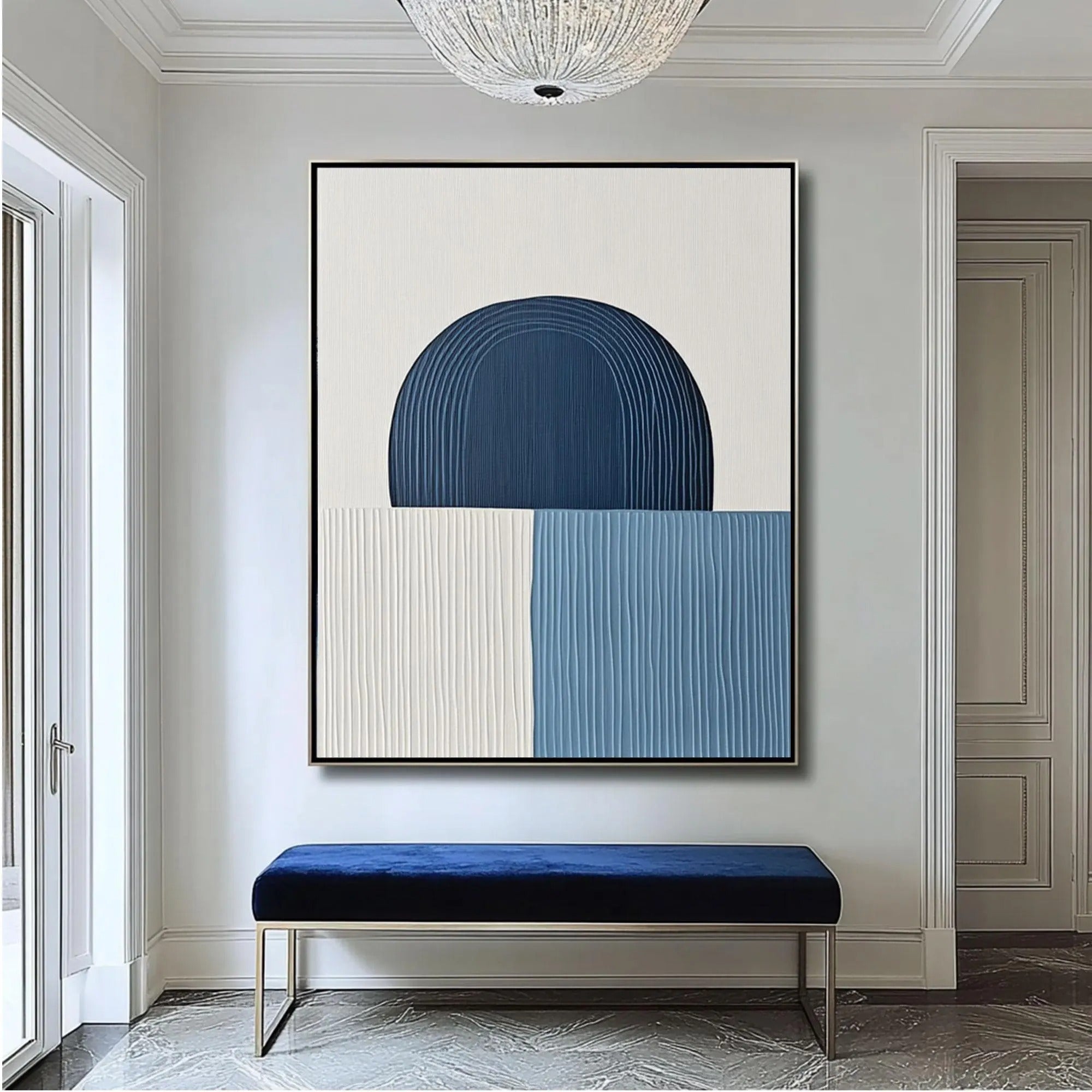 Azure Dreams in Tidal Haze