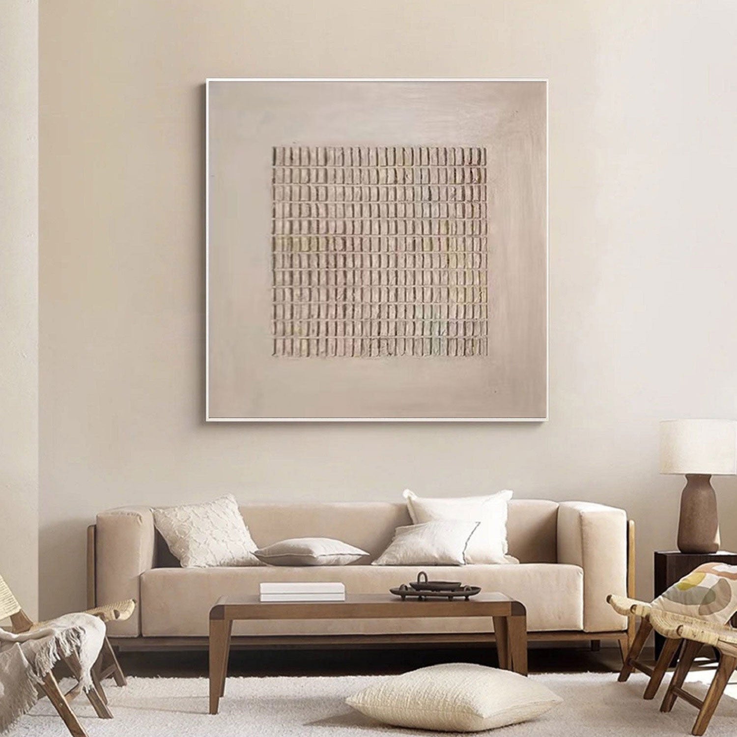 Abstract Grid Artwork