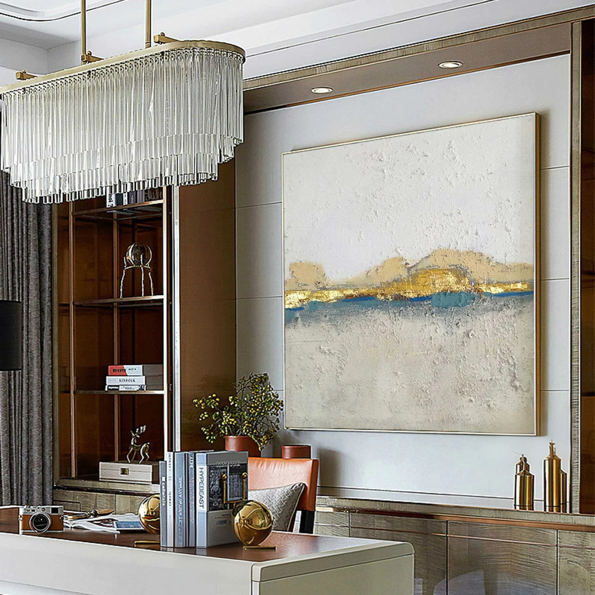 Silken Sands with Flowing Gold