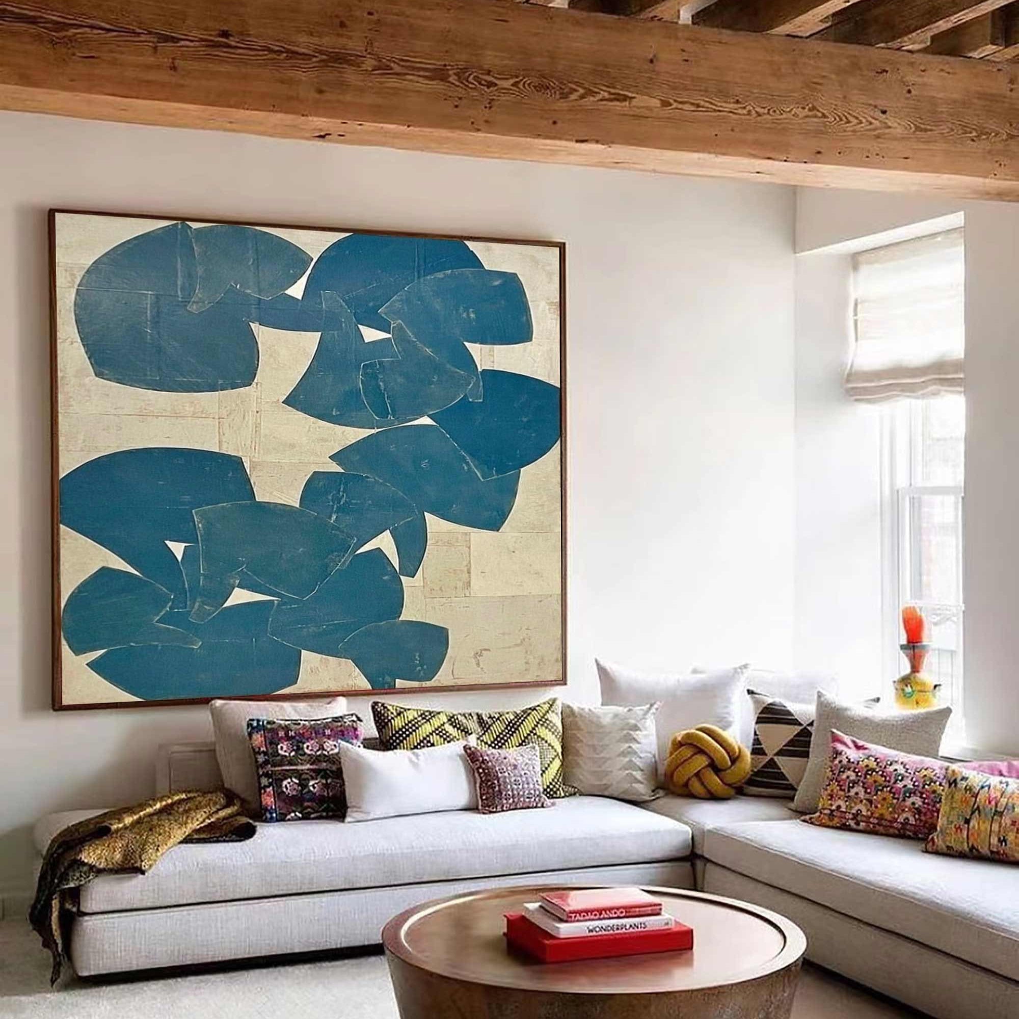 Intersecting Blue Lines