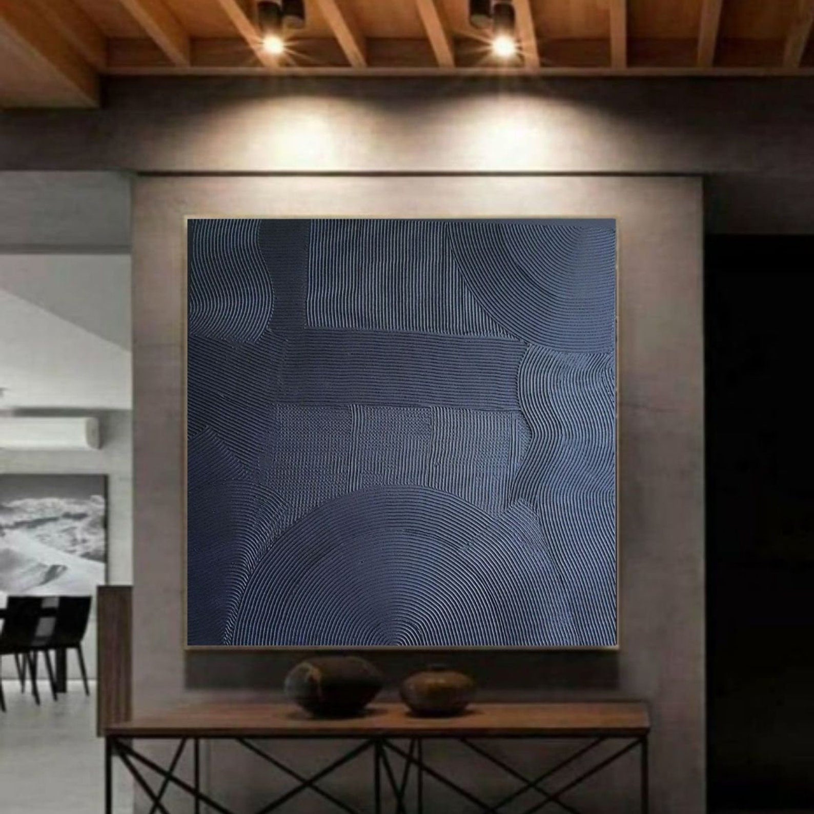 Midnight Blue Shadows