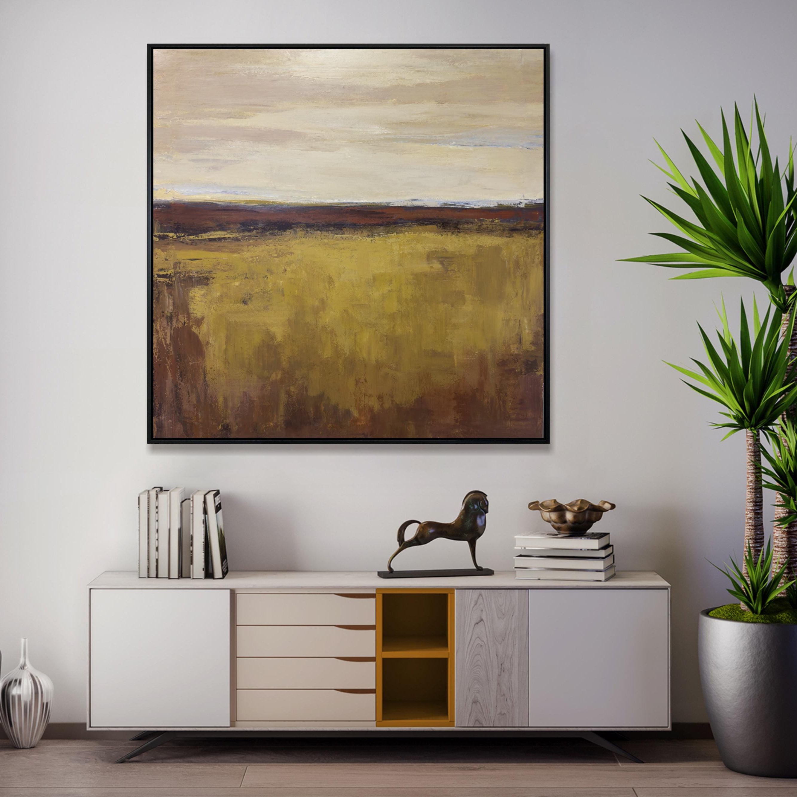 Golden Dreams Amidst Rising Mist