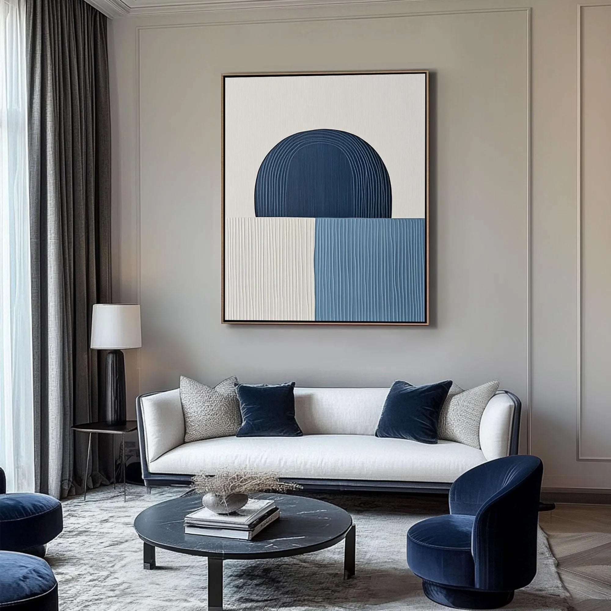 Azure Dreams in Tidal Haze