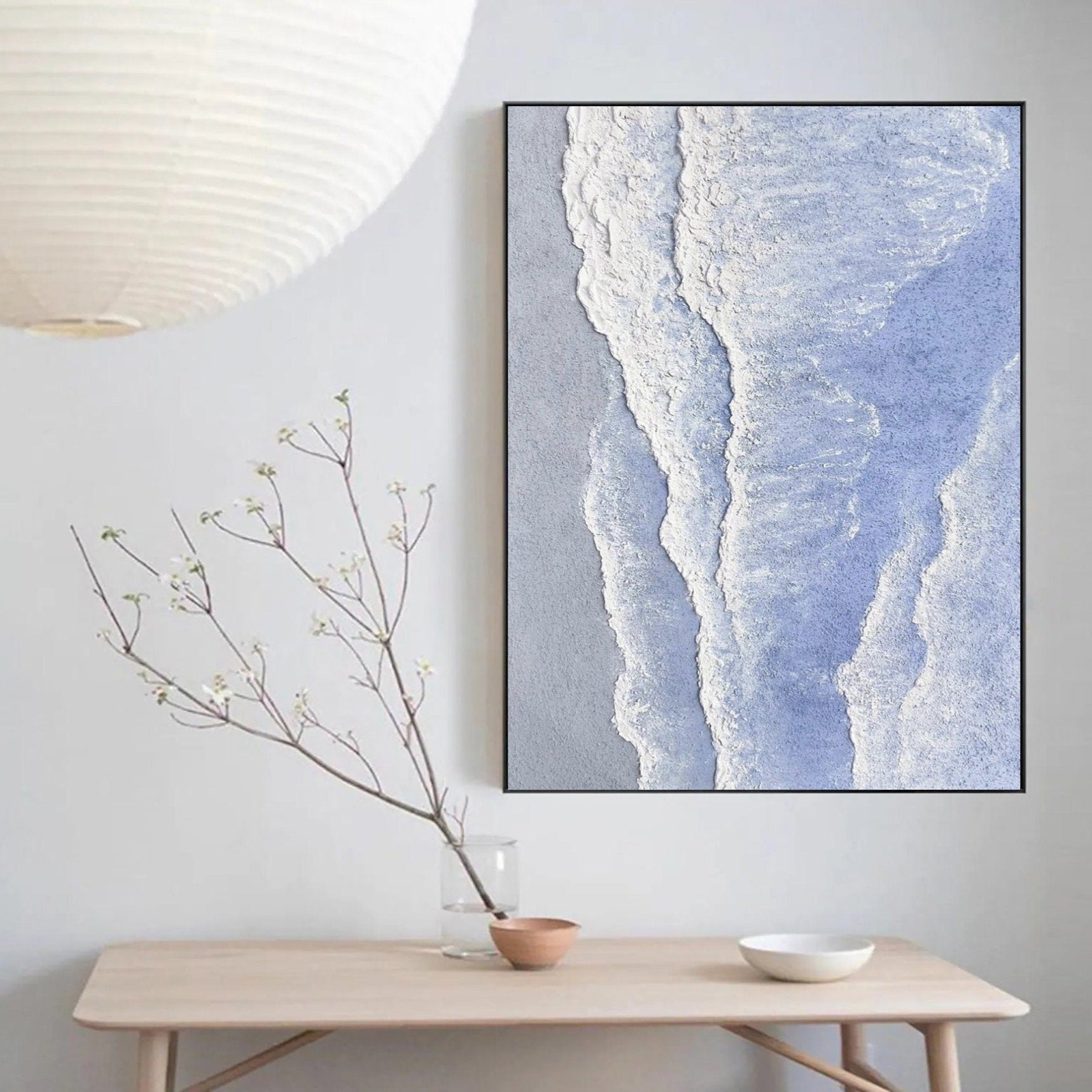 Lake Reflections in Blue