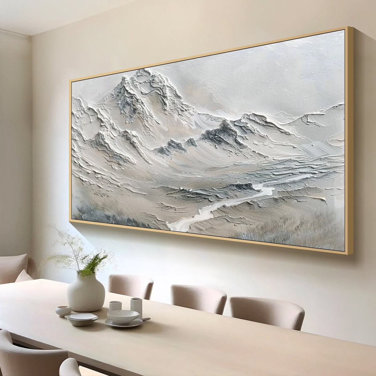 Ink Shadows Over Ancient Rocks